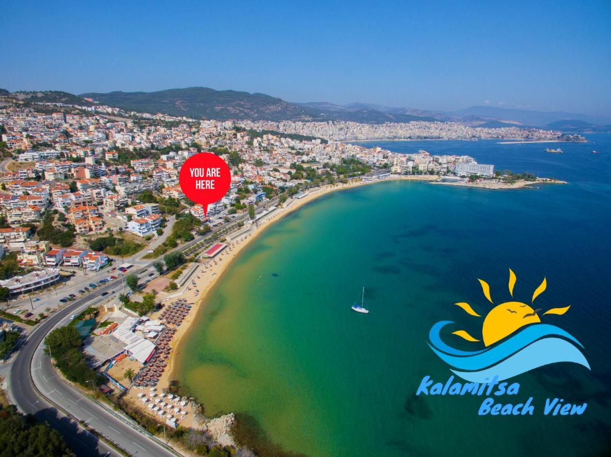 Kalamitsa Beach View Kavala Exterior foto